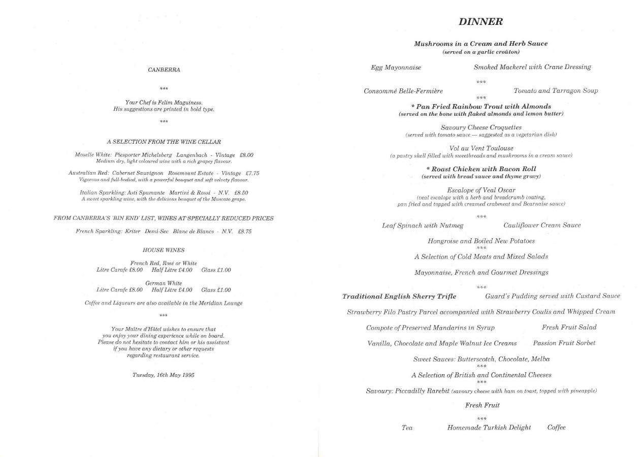 Show Menu Full Size